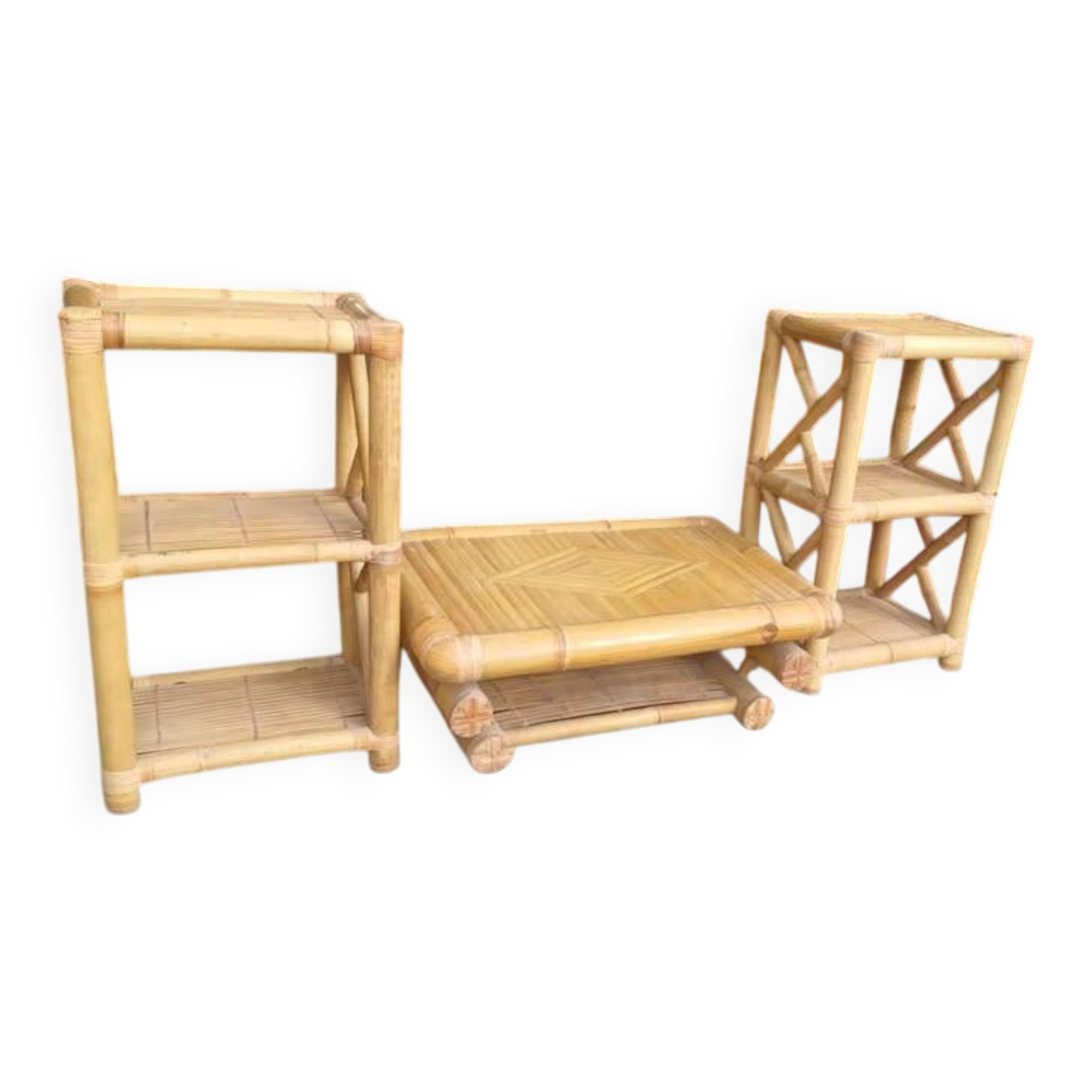 Mobilier bambou terrasse