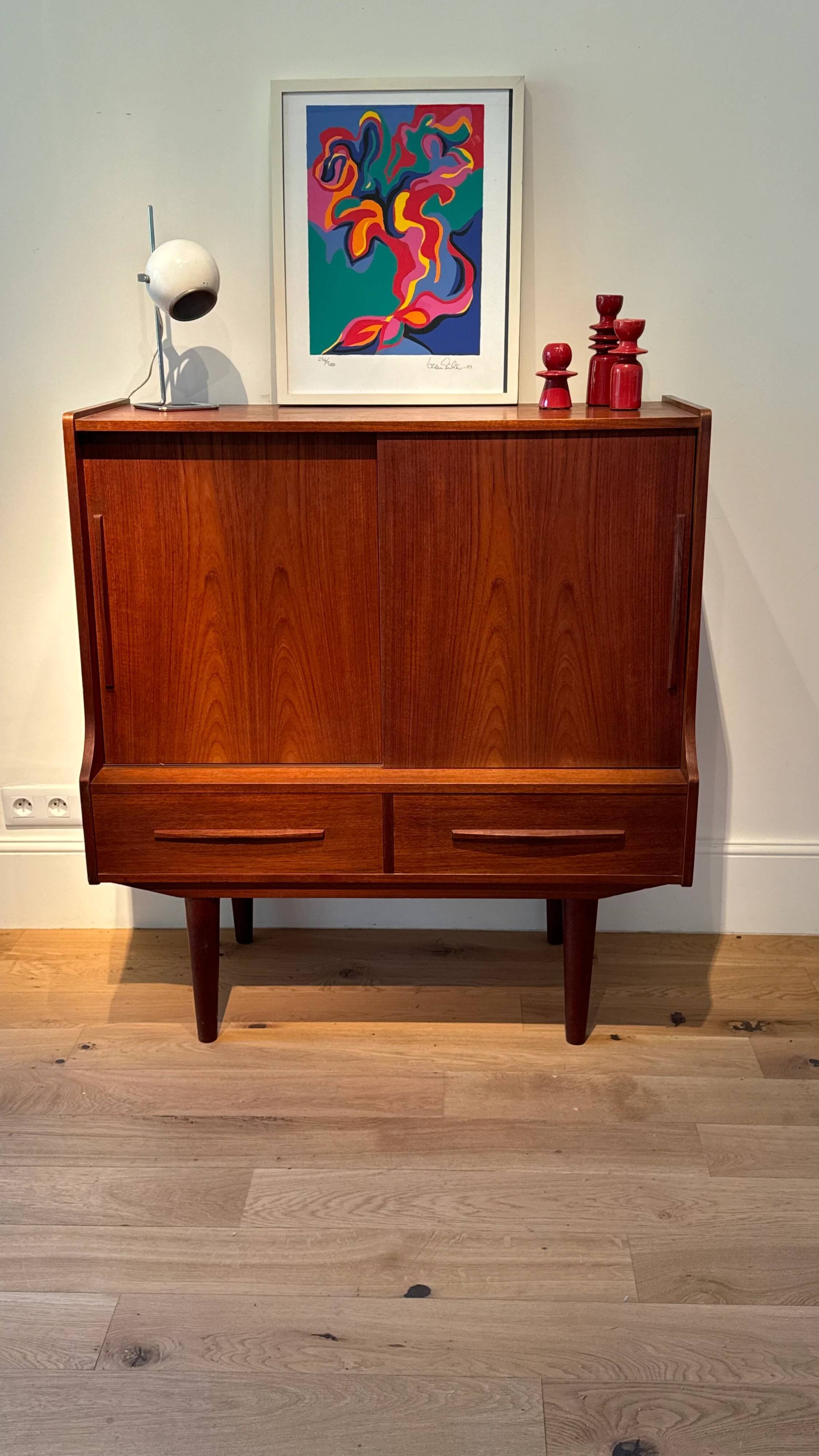 Buffet scandinave vintage en teck "Mads"