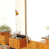 Jindrich Halabala dressing table and bedside tables for Up Zavody 1950