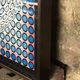 Painting / Vintage screen print 70'S after Victor VASARELY under framed glass