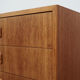 Commode en frêne, design danois, années 70, production: Danemark