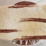 Vintage wool atisanal carpet