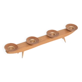 Ash candle holder for small candles, Germany, 1970s.