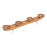 Ash candle holder for small candles, Germany, 1970s.