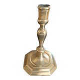 18th century candle holder with coat of arms