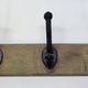 Coat Rack With 5 Hooks In Wood And Metal