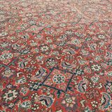Tapis ancien persan kurde Malayer en longueur 200x490 cm