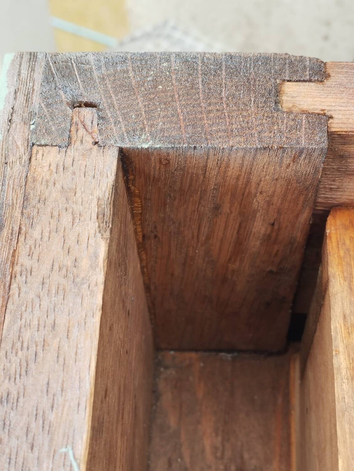 Old bathroom cabinet