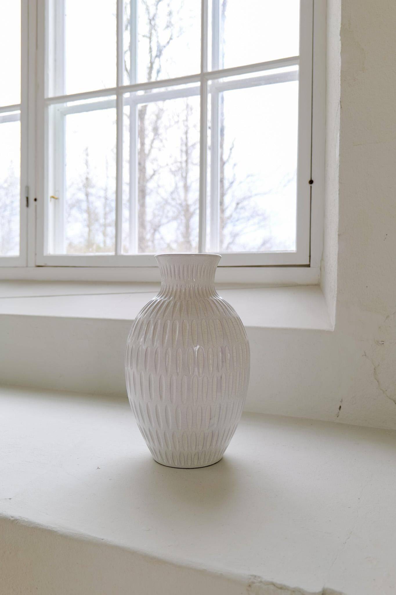 Large Art Deco Vase Ekeby Anna-Lisa Thomson, 1940s, Sweden