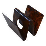 Design magazine rack in resin published by Alpac France 1970