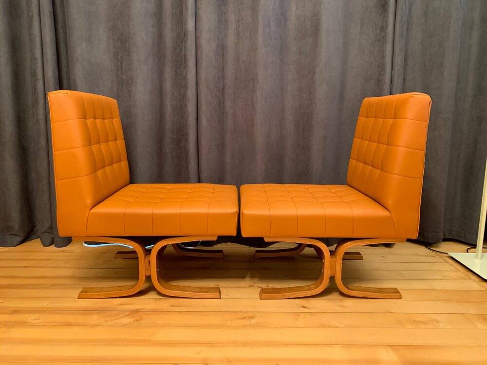 Set of Czechoslovakian armchairs by Ludvik Volak for Drevopodnik Holesov, 1960s