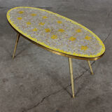 Deutscher 1950er Mosaiktisch Coffee table Vintage design MCM