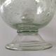 Blown glass bubble photophore, baluster shape – workshop spirit