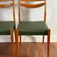 Chaises vintage style scandinave