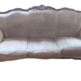 Louis XV Style Velvet Sofa