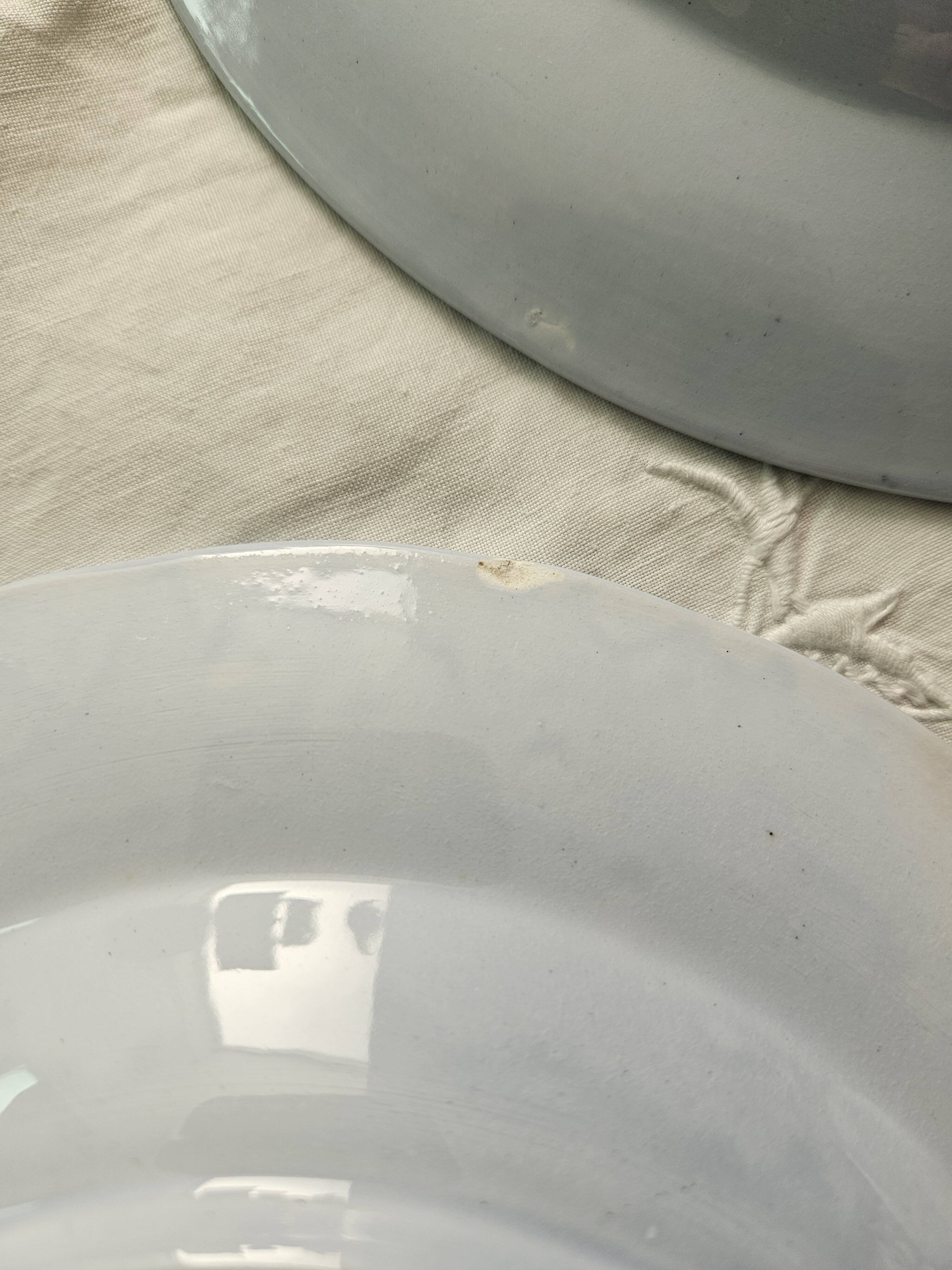 6 Longwy plates model Flowers