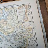 Printed in 1900, Europe in 1270. Original Authentic Vintage.