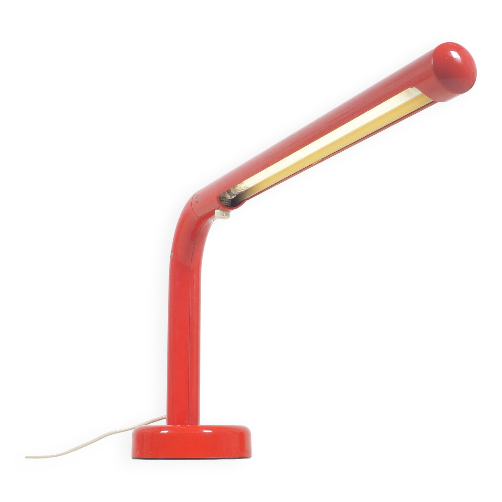Swedish Tube desk lamp designed by Anders Pehrson for Atelje Lyktan, '70