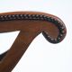 Chaises Slipper en cuir espagnol marron Pierre Lottier par Almazan, années 1950