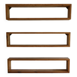 Étagères Murales en Pin par Ate Van Apeldoorn pour Houtwerk Hattem, 1970s, Set de 3