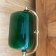 Banker's lamp notary brass and green opaline