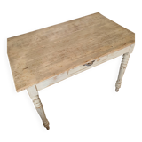 Vintage 1-drawer wooden table