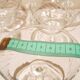 Lot de 10 coupes à champagne cristal taillé