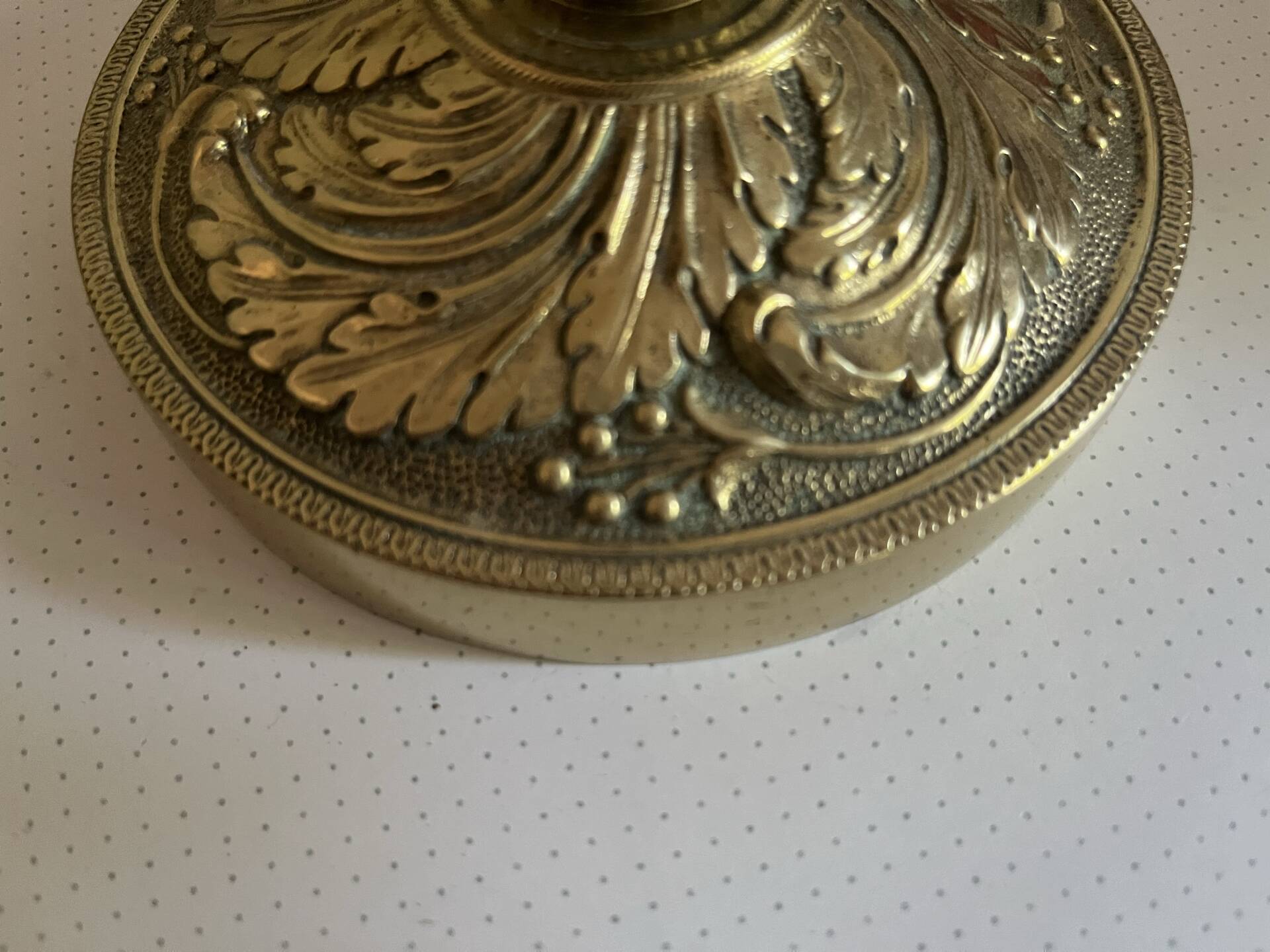 Bronze candlestick