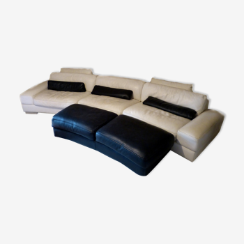 Rounded composable sofa il teatro roche bobois bobois - design philippe bouix