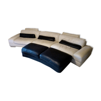 Rounded composable sofa il teatro roche bobois bobois - design philippe bouix