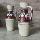 Pair of pitchers fat lava Germany