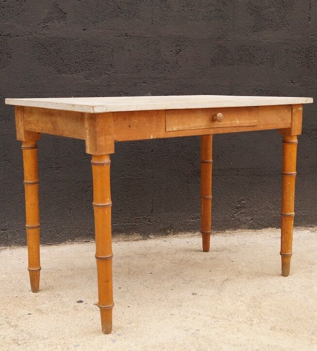 Table 1900 façon bambou