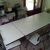 Vintage dining table and seats late 50's