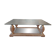 Table basse en verre biseauté , pieds ananas .