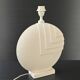Lampe 1970 en céramique de style art déco
