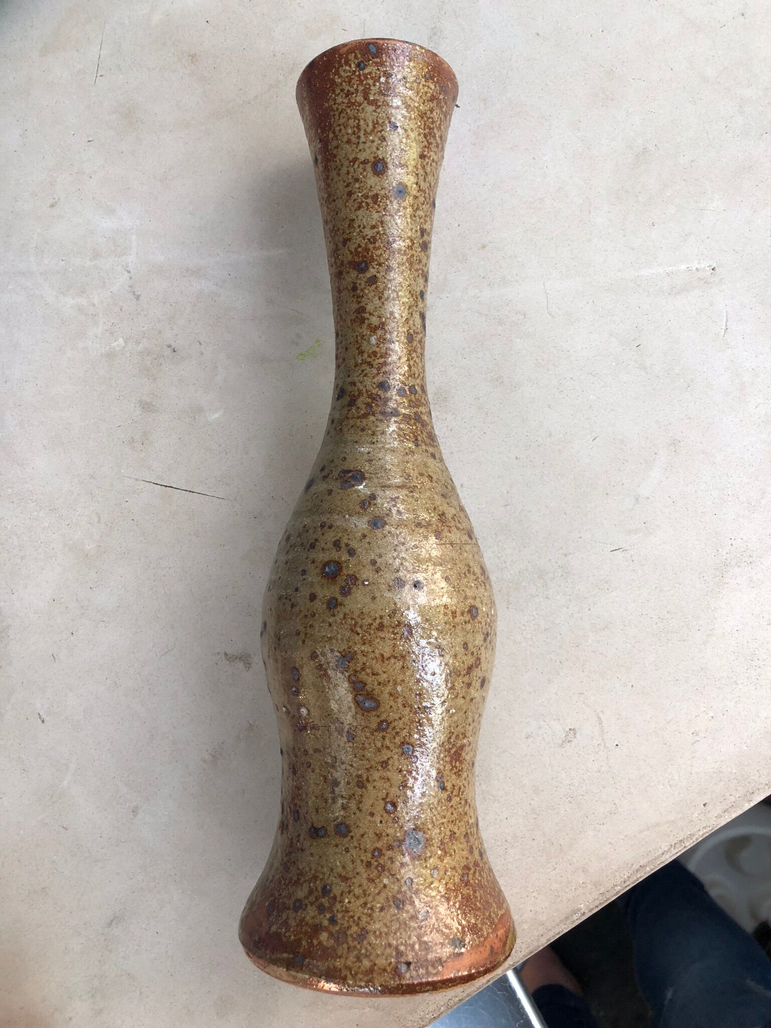 Old stoneware vase