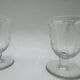 Set of 5 white wine glasses - Baccarat Crystal – Argentina model, 1940