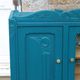 Renovated antique sideboard – Petrol blue V33 – Vintage / Art Deco style