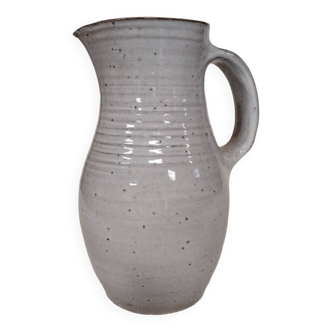 Stoneware pitcher signed Pierlot