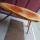 Brutalist tripod side table