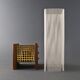 Glass candleholder