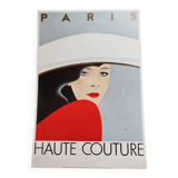 Paris Haute Couture Poster - Raid 1983