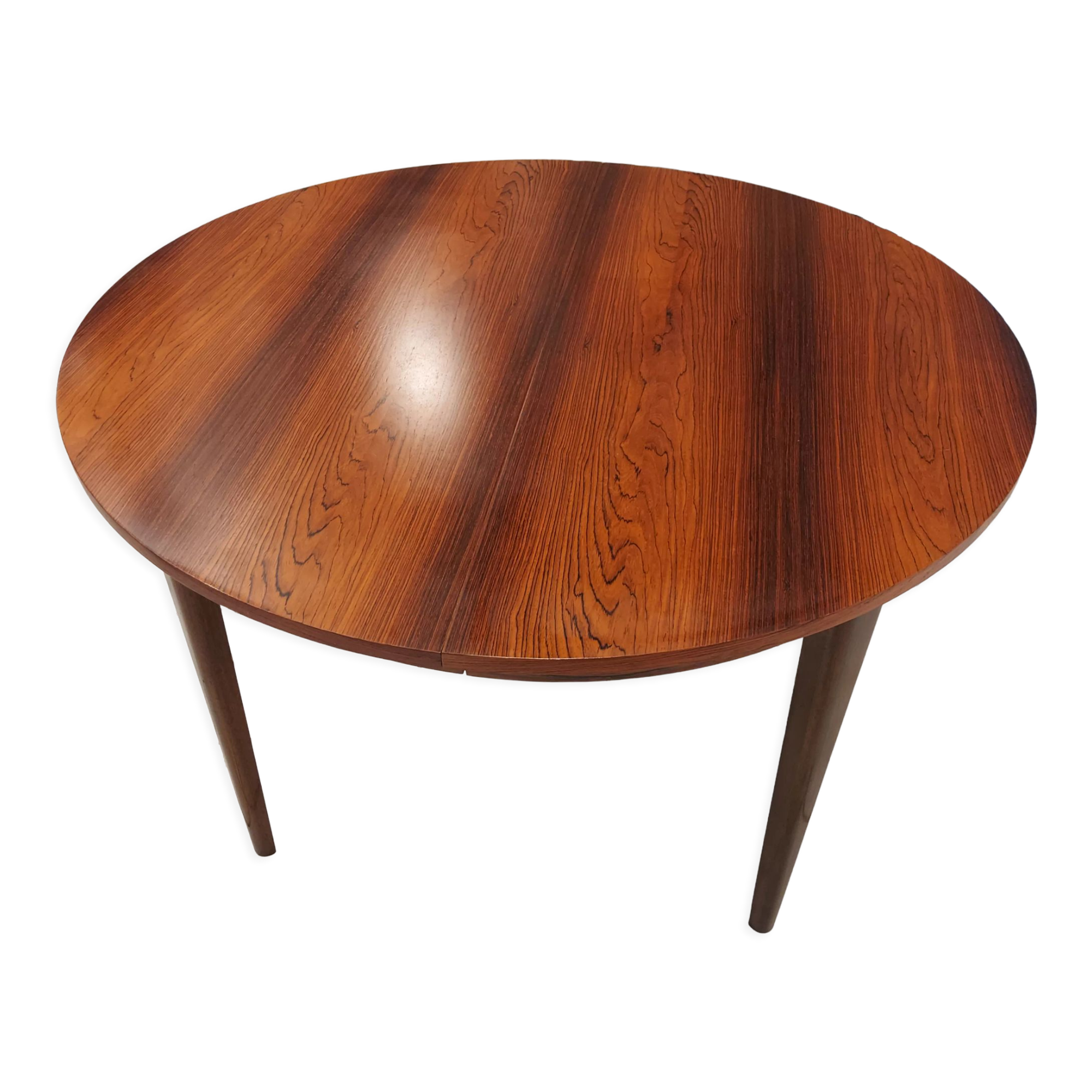Expandable rosewood table vinrage 1970s