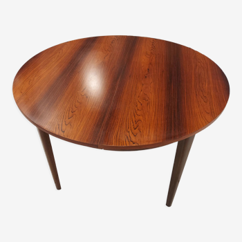 Expandable rosewood table vinrage 1970s