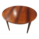 Expandable rosewood table vinrage 1970s
