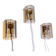 Three Venini Sconces, beveled smoked glass, Italy, 1970
