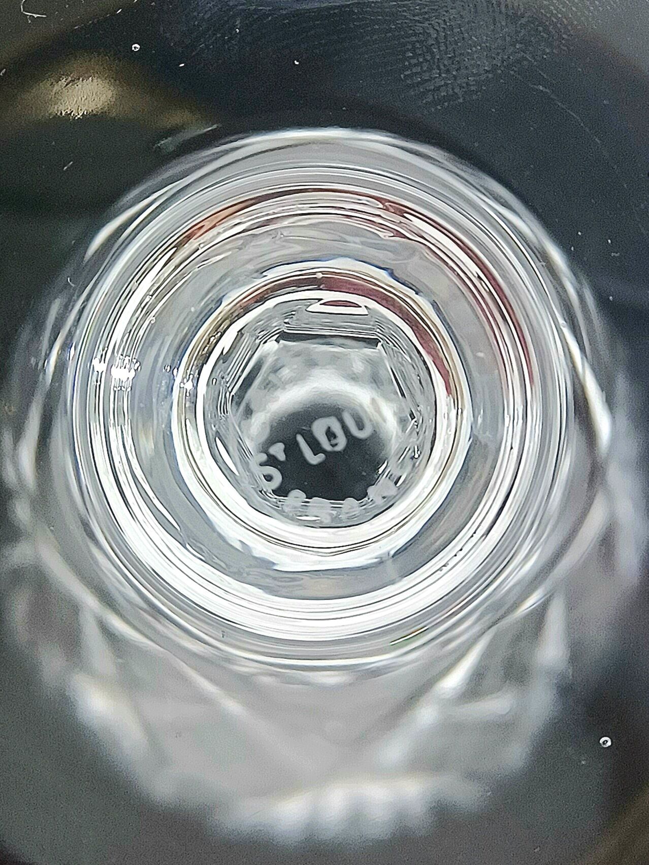 saint-louis- model chantilly 11 water glasses