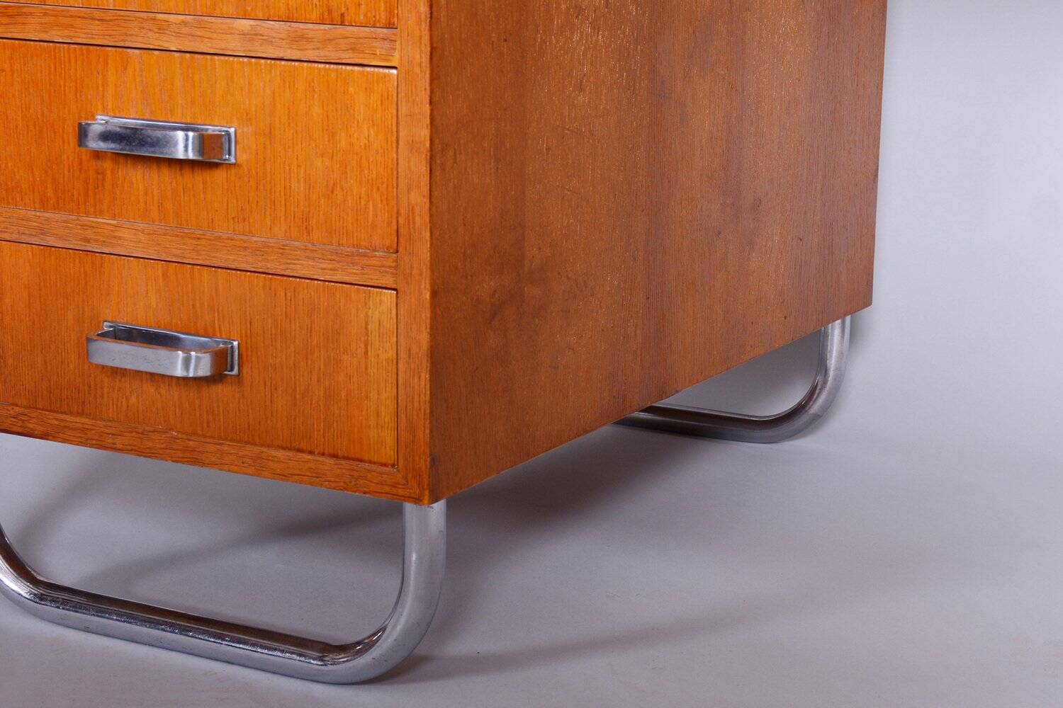 Bauhaus Writing Desk in Beech from Mücke-Melder, 1930s