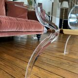 Glass coffee table
