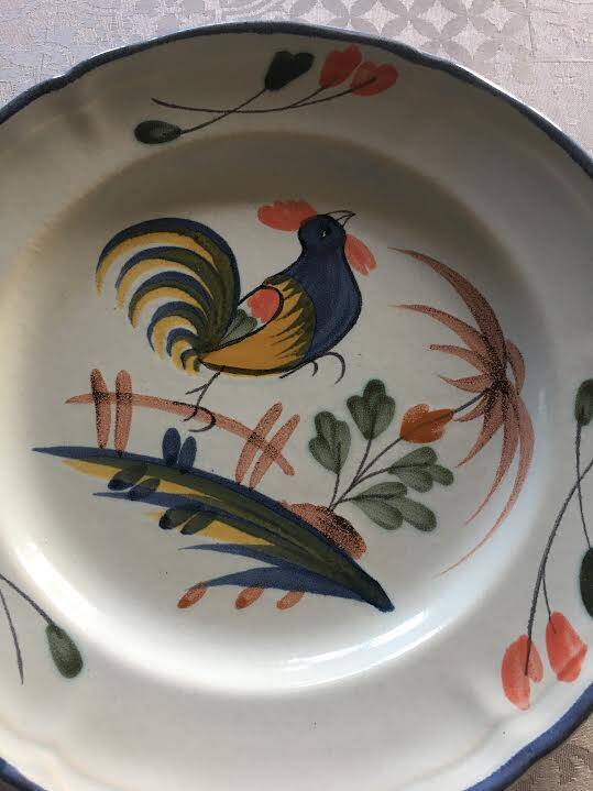 "The Rooster" Plate